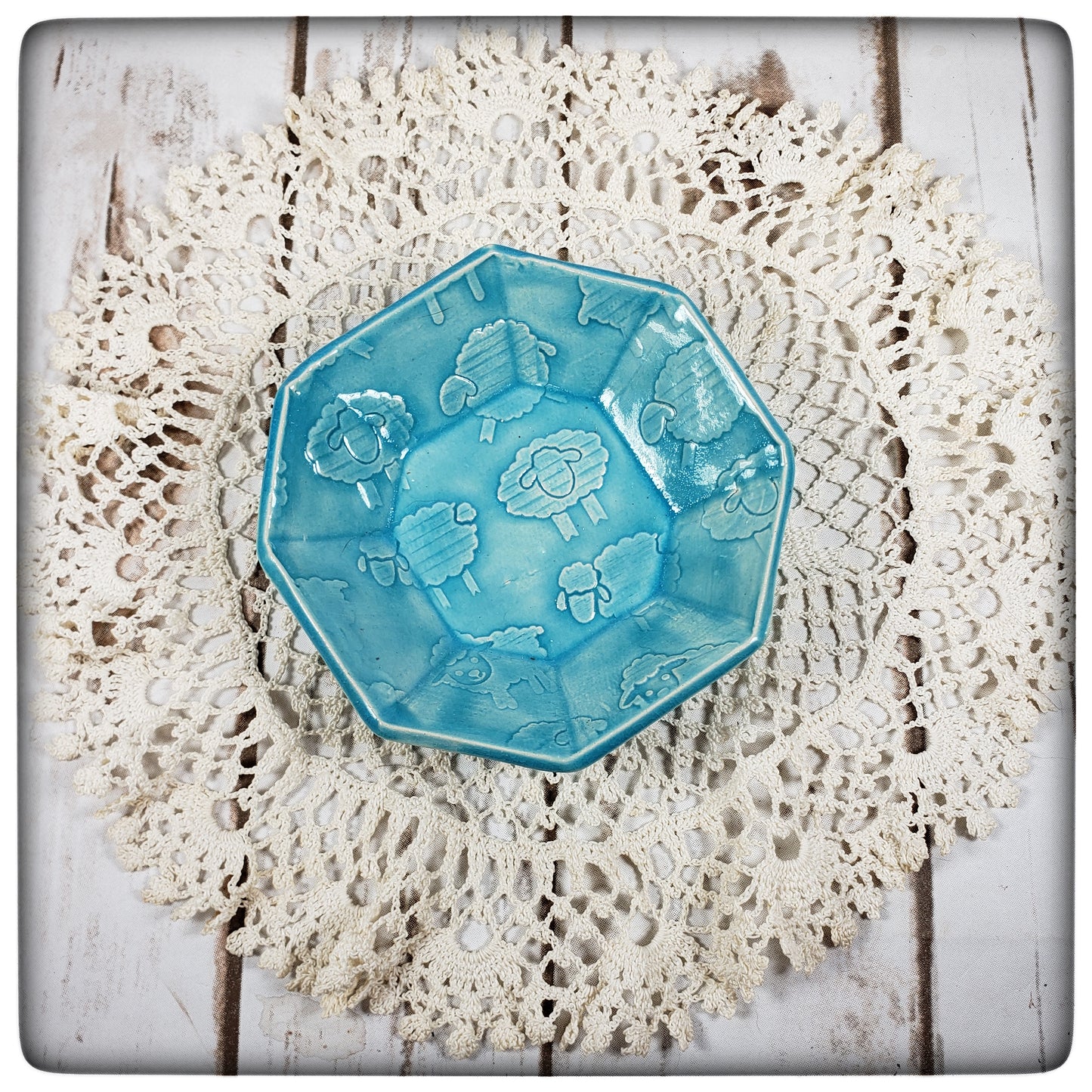 Sheep Dish (small octagonal)