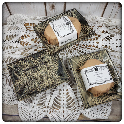 Crocheted Doily Soap Dish (Sharon style)