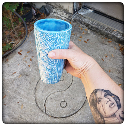 Cabled Sweater tumbler