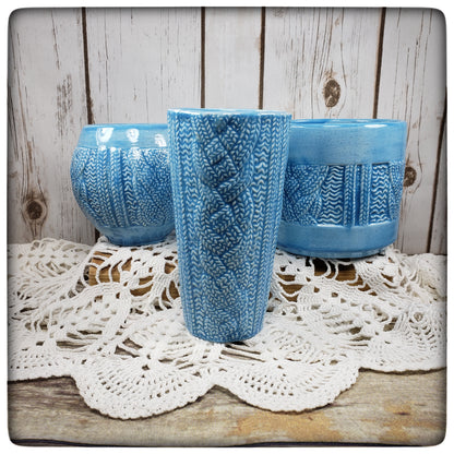 Cabled Sweater tumbler