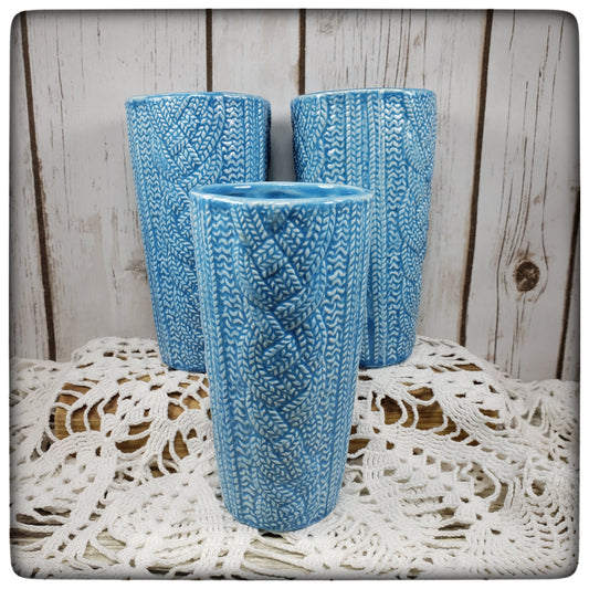Cabled Sweater tumbler