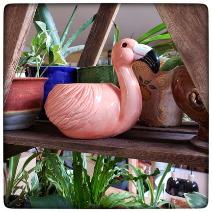 Flamingo planter