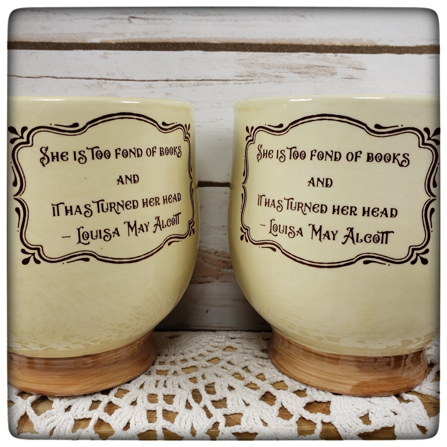 "She is too fond of books" Mug