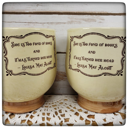 "She is too fond of books" Mug