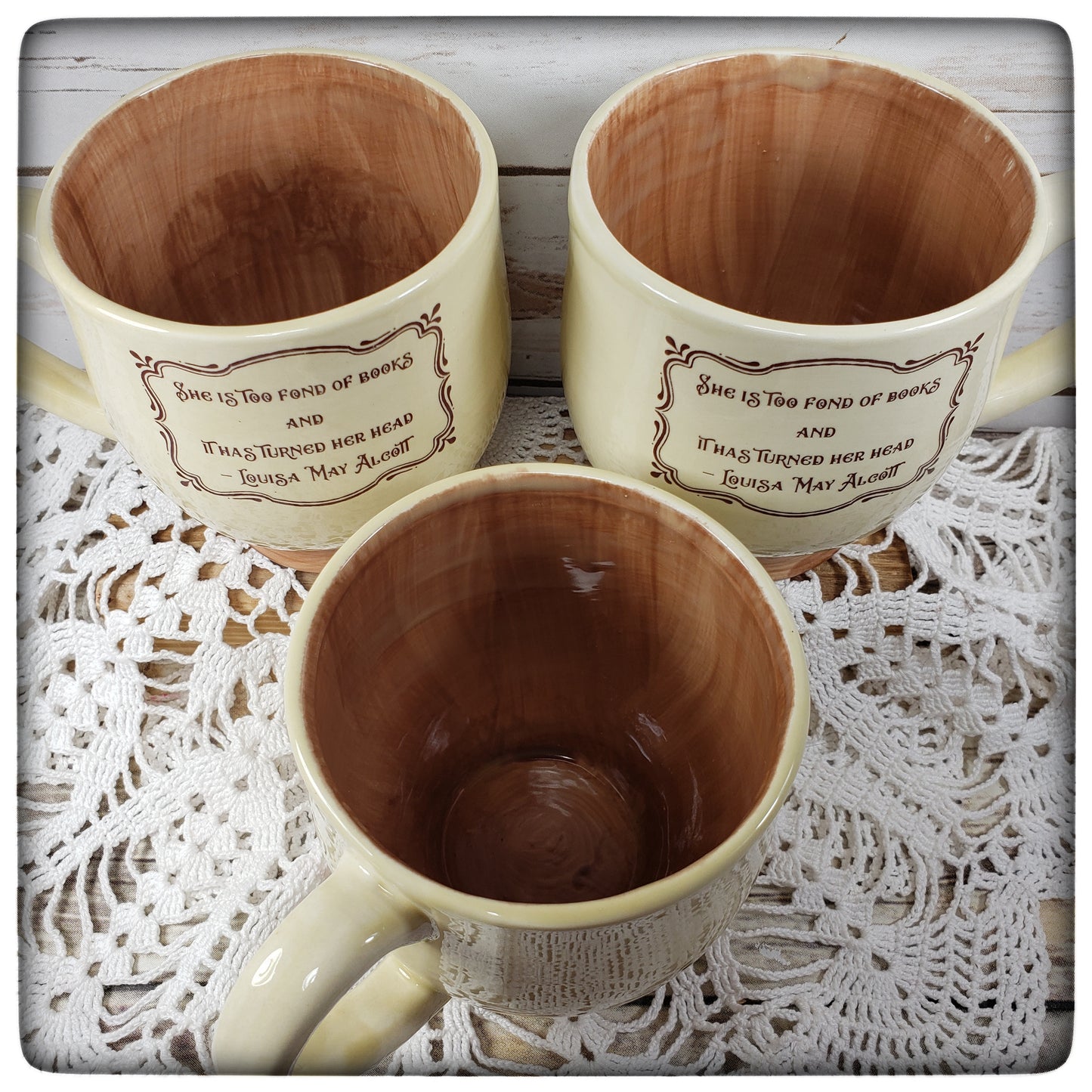 "She is too fond of books" Mug