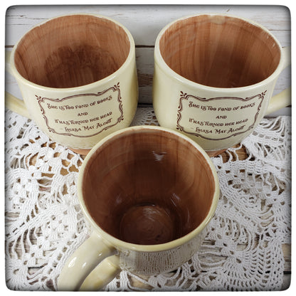 "She is too fond of books" Mug