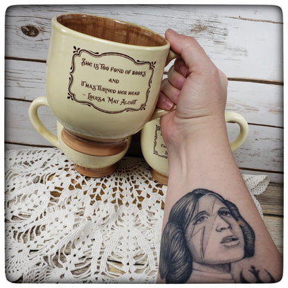 "She is too fond of books" Mug
