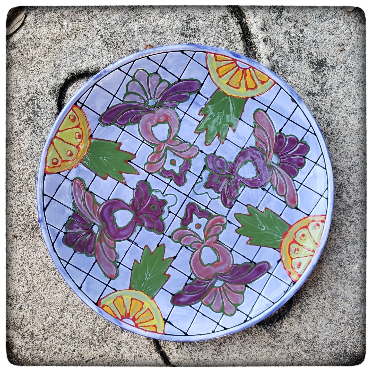Colorful plate