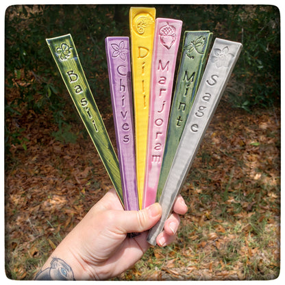 Plant Markers (herbs and flowers)