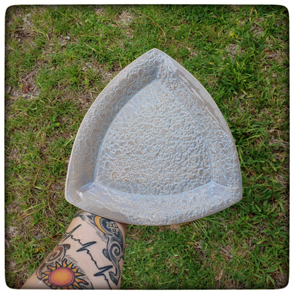 Skull triangle dish (8.5 inch)