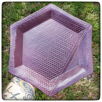 Knit hexagon dish (8.5 inch)