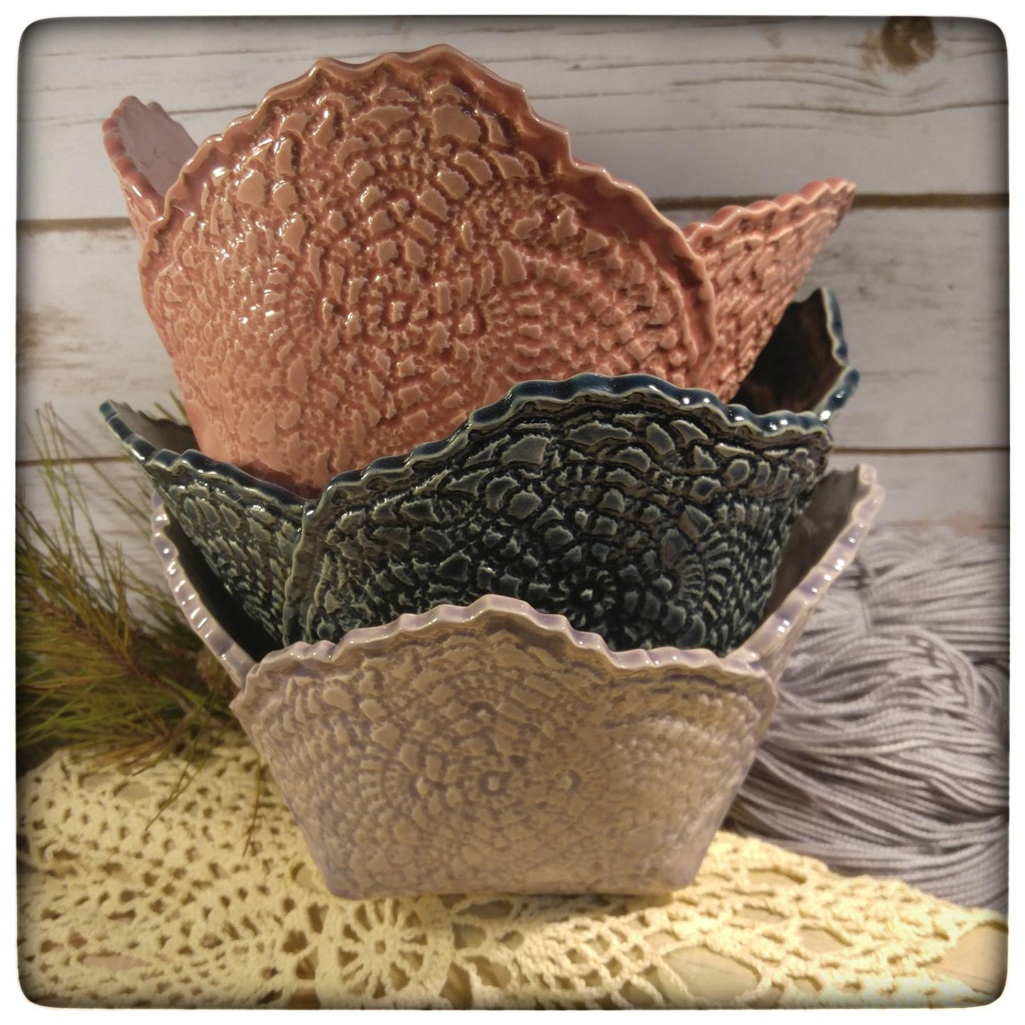 Crocheted Doily Bowl (Marie style)