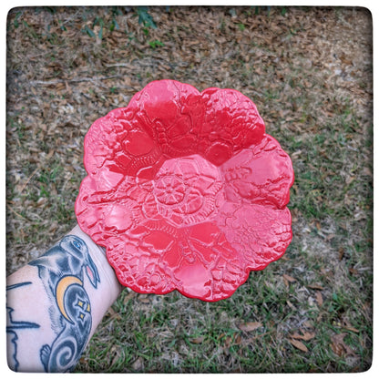 Crocheted Doily bowl (Marie style; 6.75 inch)