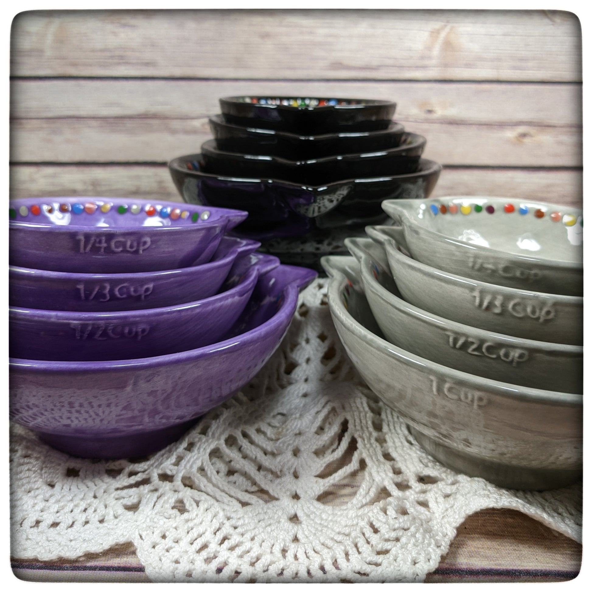 Colorful Measuring cups (nesting bowls) – HaldeCraft