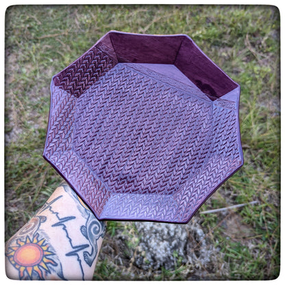 Knit Stitch octagon dish (9 inch)