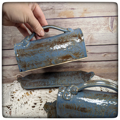 Rabbit butter dish