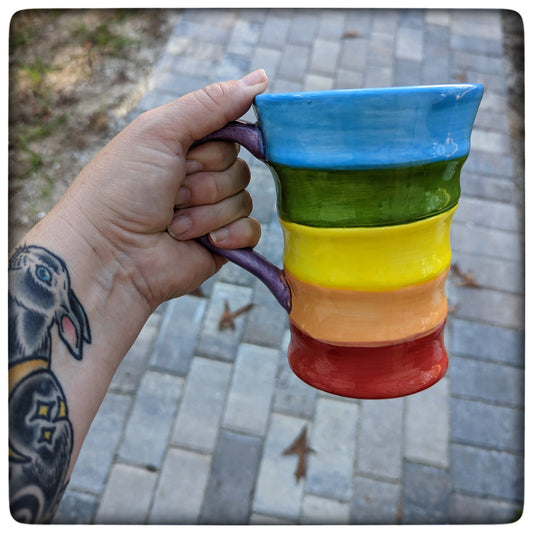 Ribbon mug (Rainbow/Pride)