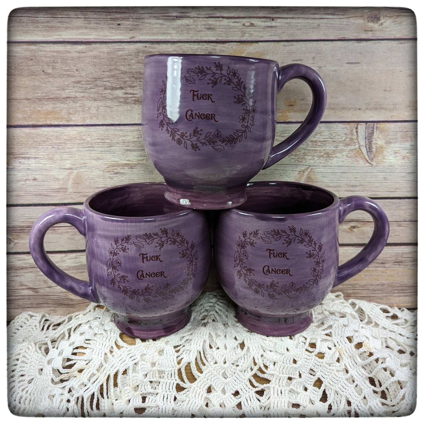 "F*ck Cancer" mug