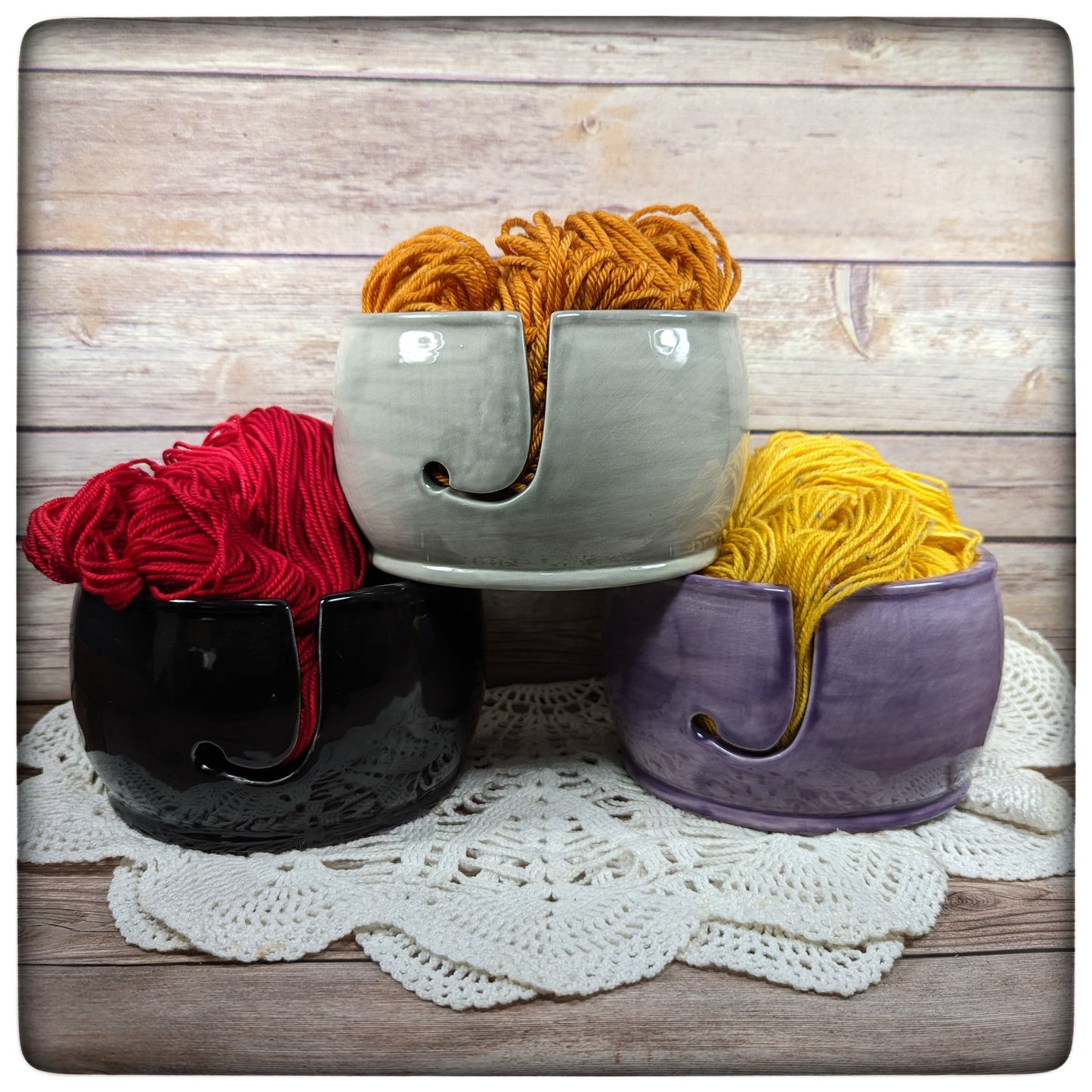 Colorful Yarn Bowl