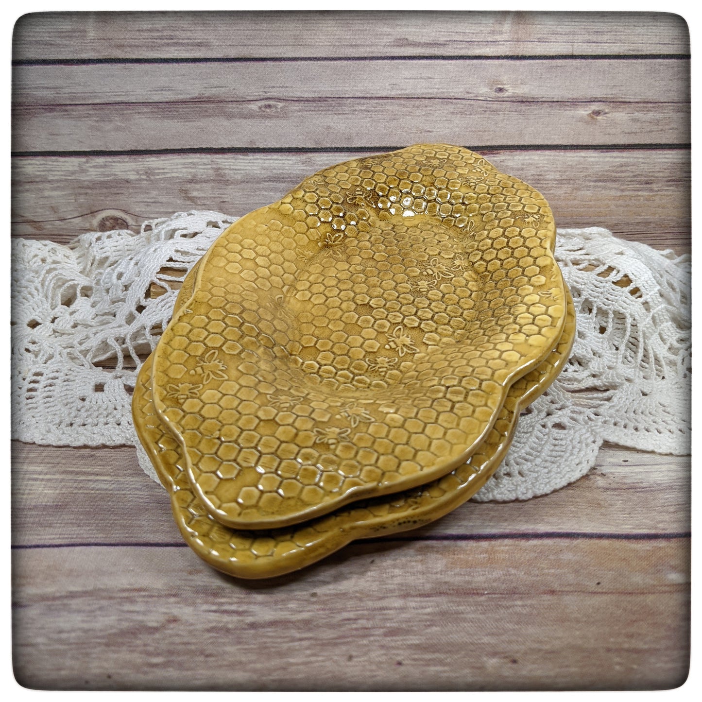 Honeycomb Oval Nesting dishes